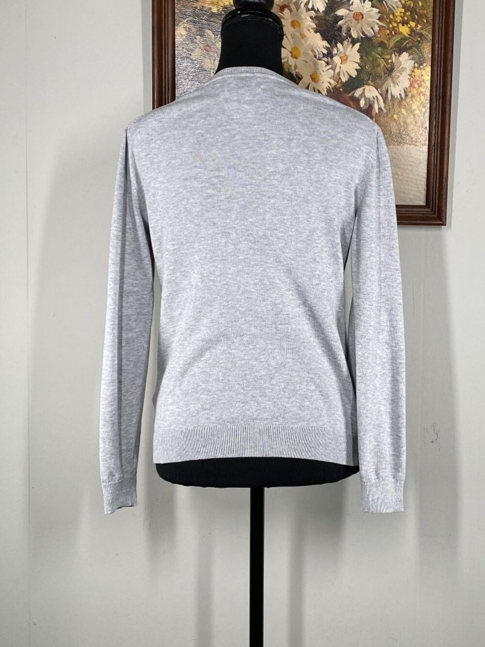 Tommy Hilfiger 100% Pima Cotton Knit Sweater Women's Medium Multicolor Argyle - Picture 3 of 12